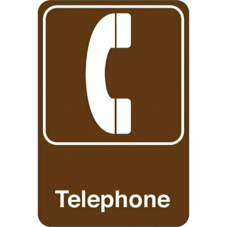 BSC PREFERRED Telephone 9 x 6'' Facility Sign SN409